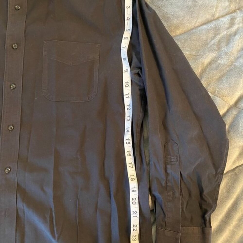 Joseph A Banks Long Sleeved Black Travelers Line Size 16.5 - 34 - Picture 4 of 5